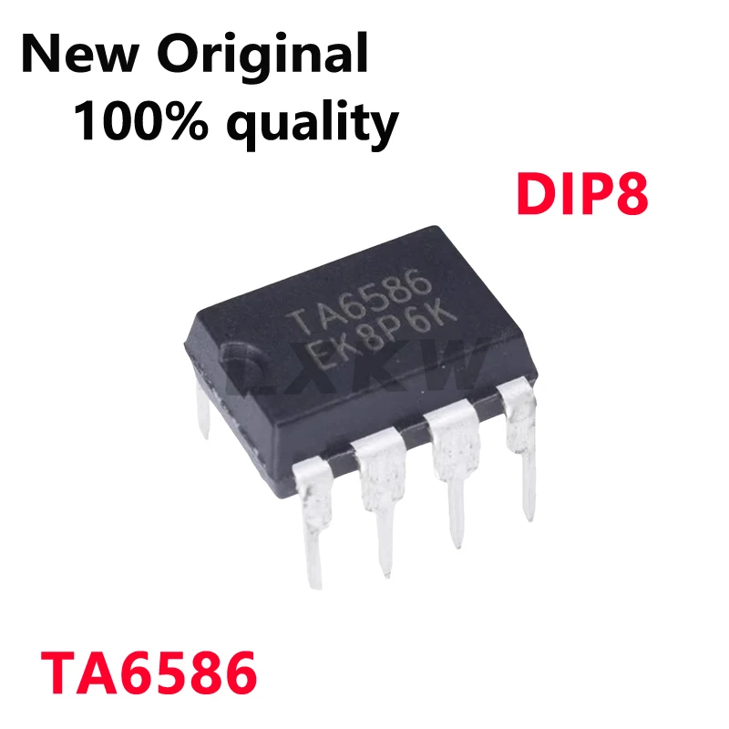 10/PCS New Original TA6586 DIP8 DC bidirectional motor driver chip In Stock