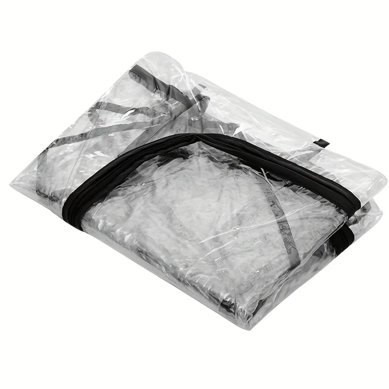 1pc Portable Universal Waterproof Rain Cover Wind Dust Shield Canopy Baby Strollers Pushchair Babies Mosquito Net Stroller Cover view 5
