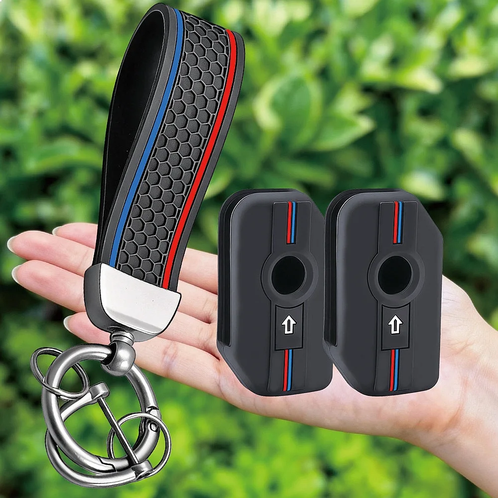 Car Key Fob Cover Silicone Key Cover for BMW R1250GS R1200GS F750GS F850GS K1600B K1600GT F900R