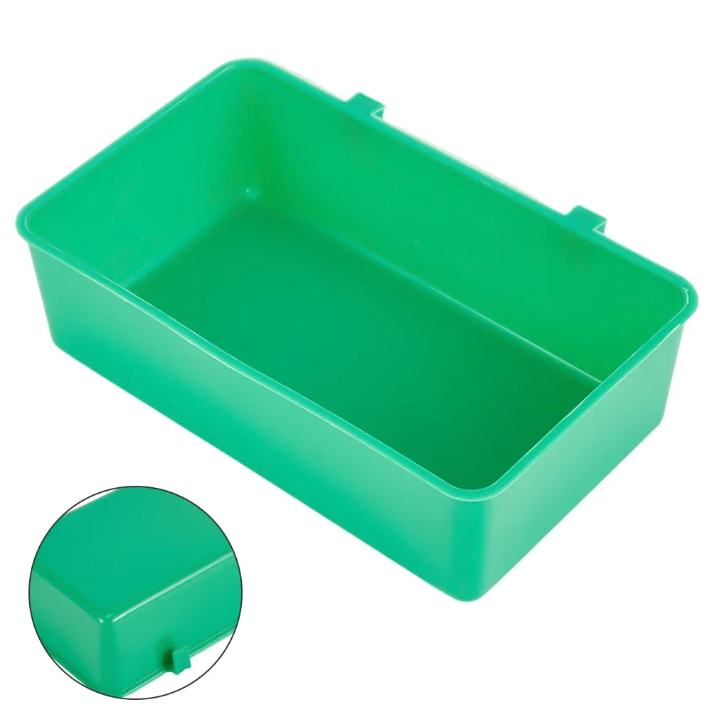 Multifunction Green Food Tray Bird Water Bath Tub Pet Bird Bowl Parrots Parakeet Birdbath Cage Hanging Wash Shower Box