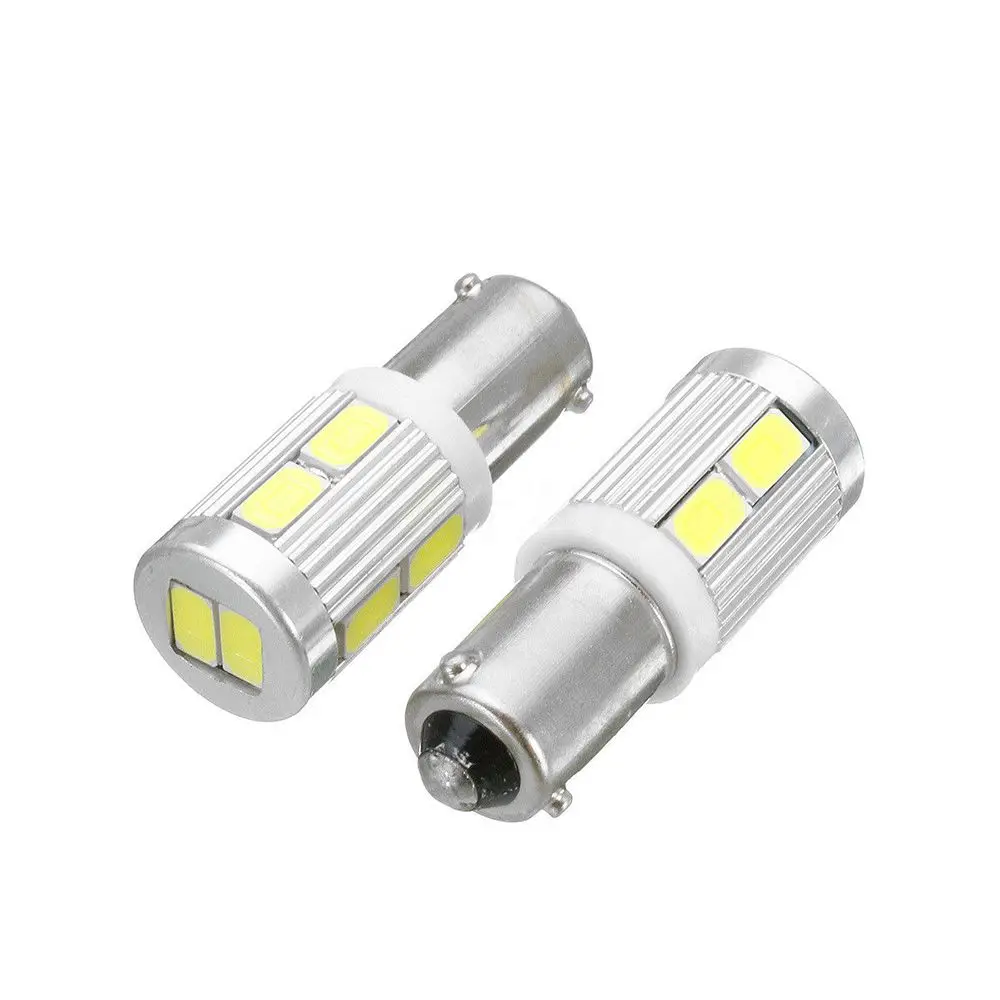 Hot 2Pcs BAX9S H6W 10 SMD Car LED Sidelight Bulb For 3 Series F30 F31 Car Sidelight White DC 12V Auto Bright Lamp