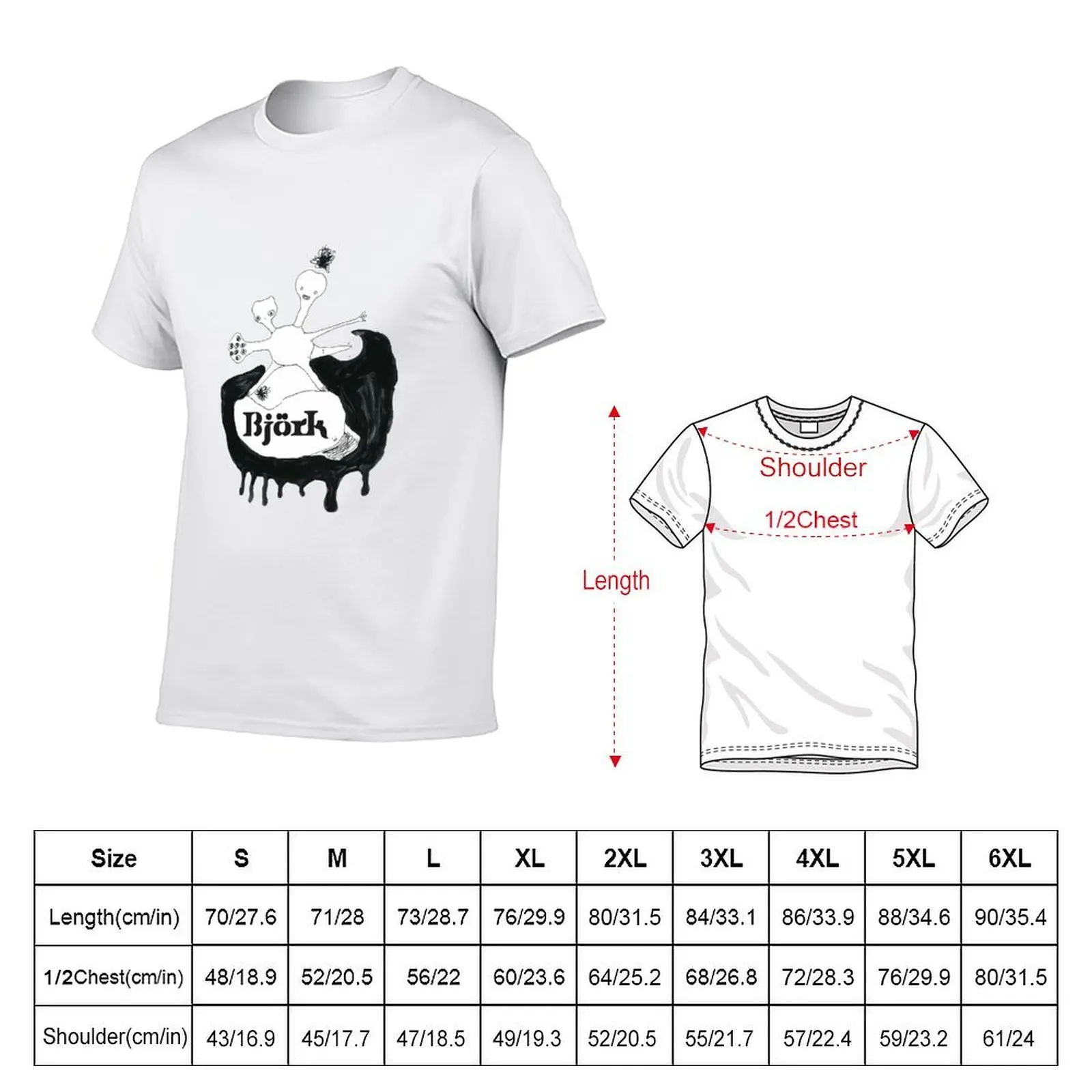 Bjork - Greatest Hits T-Shirt cotton tshirt 100% t shirt men 100% cotton luxury brand t shirt personalised T-shirt