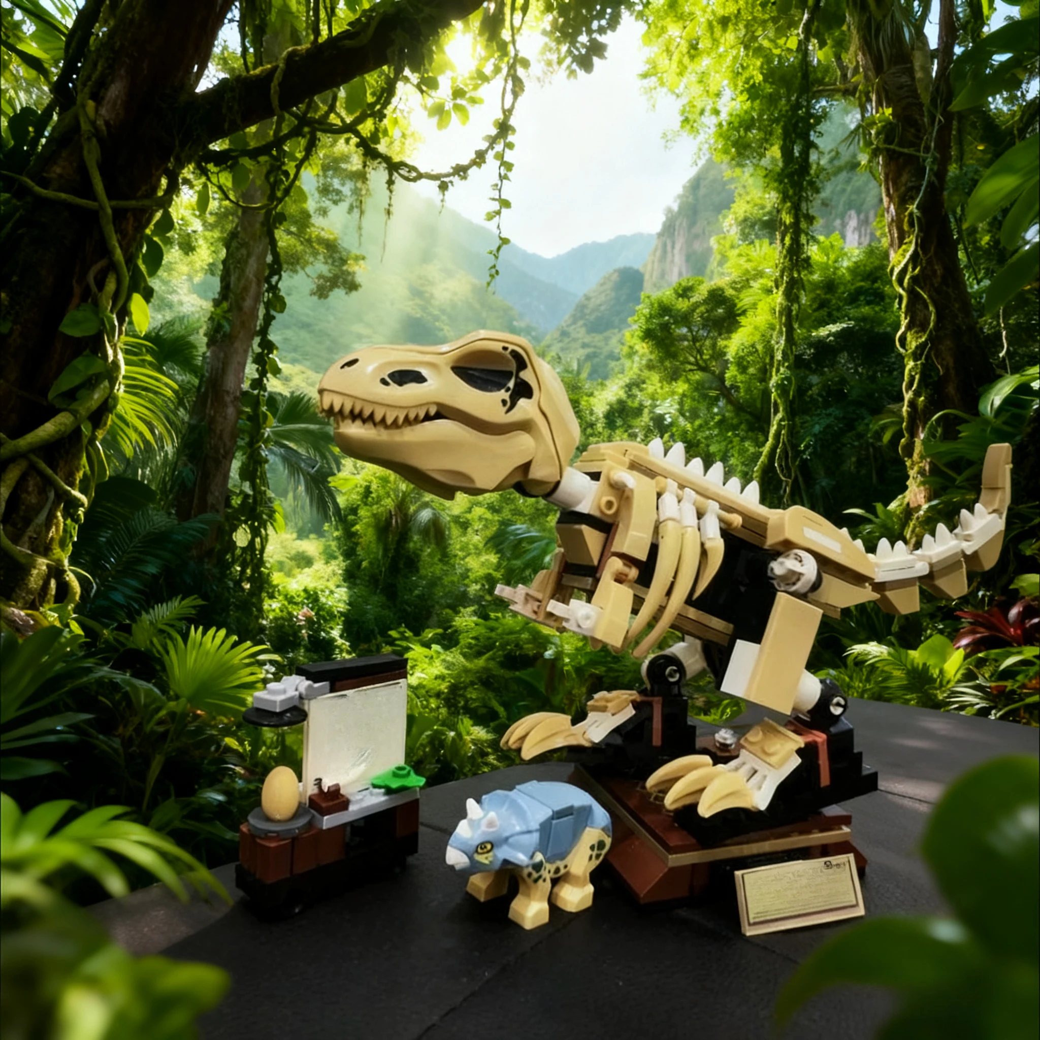 مجموعات مكعبات بناء عالم الديناصورات الإبداعية من MINISO 76940 مناسبة لهدايا عيد الميلاد المتوافقة مع جزيئات Legoed