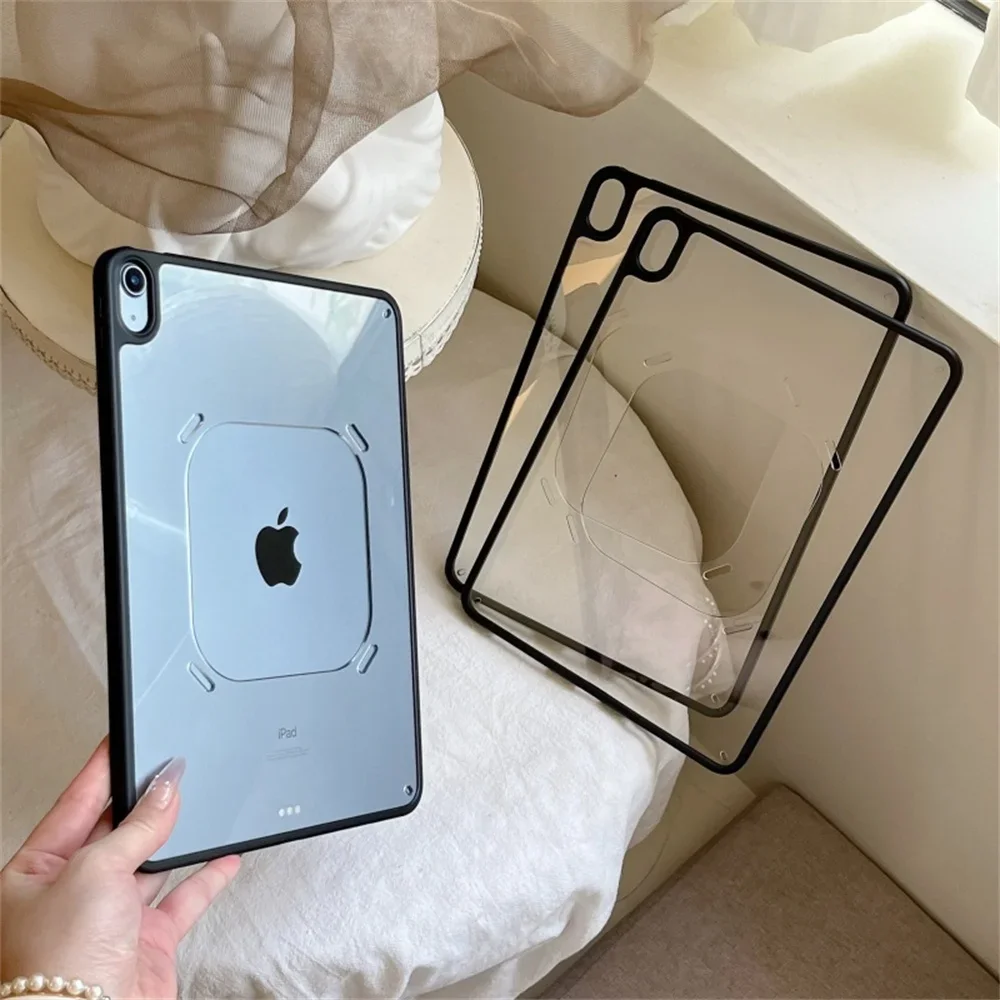 2025 iPad Pro M4 Case Ultra Thin 0.3mm Clear Back Active Cooling for iPad Air M3 2025 iPad Mini 7 A17Pro 11 inch Cover Funda