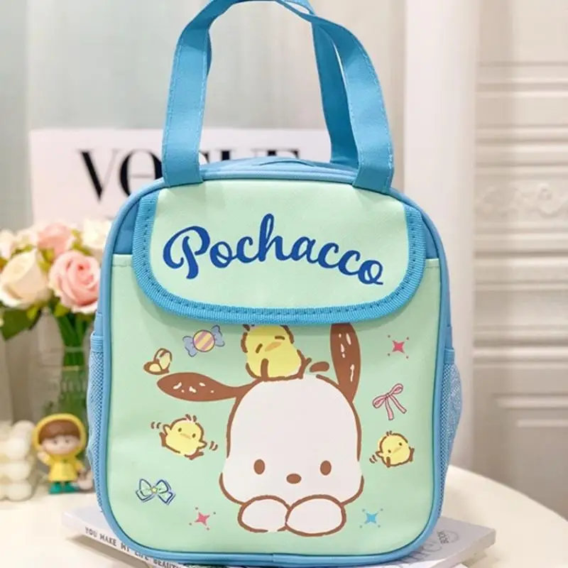 Hello Kitty Sanrio Kuromi High-Capacity Lunch Box Bag Portable Lovely Cartoon Lunch Box Portable Storage Bag Student Bag Gifts