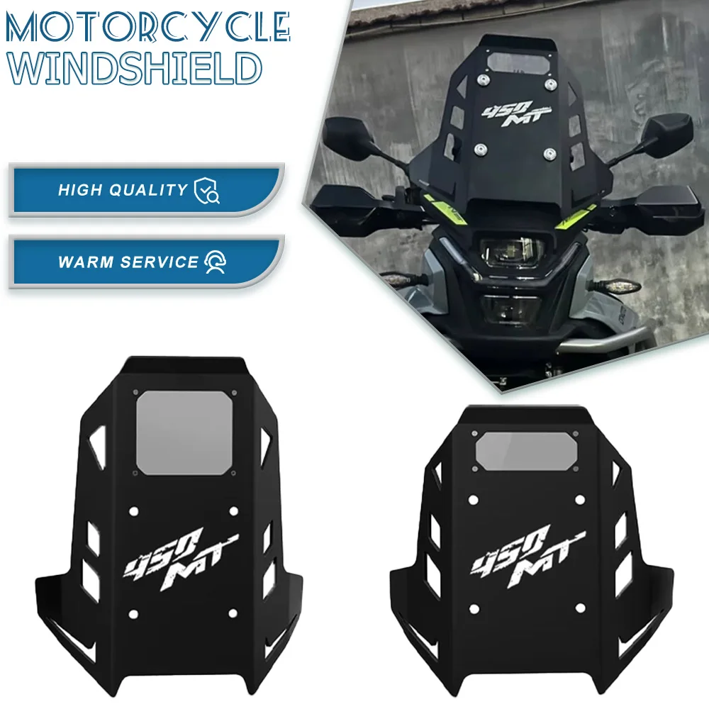 

Motorcycles Front Windshield Windscreen Air Wind Deflector For CFMOTO CF MOTO CF450MT 450MT 2024 2025 450 MT 450mt