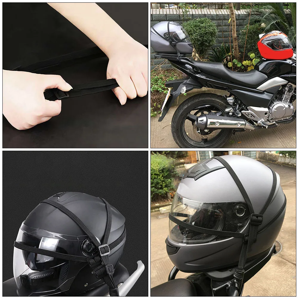 

3Pcs Adjustable Elastic Luggage Fixing Straps Binding Belts Tie Down for Motorbike Cargo Trailer Truck Rv Transport
