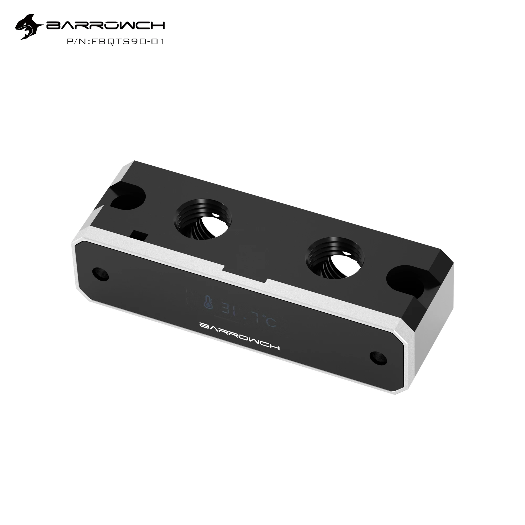 

Barrowch FBQTS90-01 Digital Display Bridge For Barrow GPU Block Vertical Dedicated 90 Degree Bridge Connector High Quality