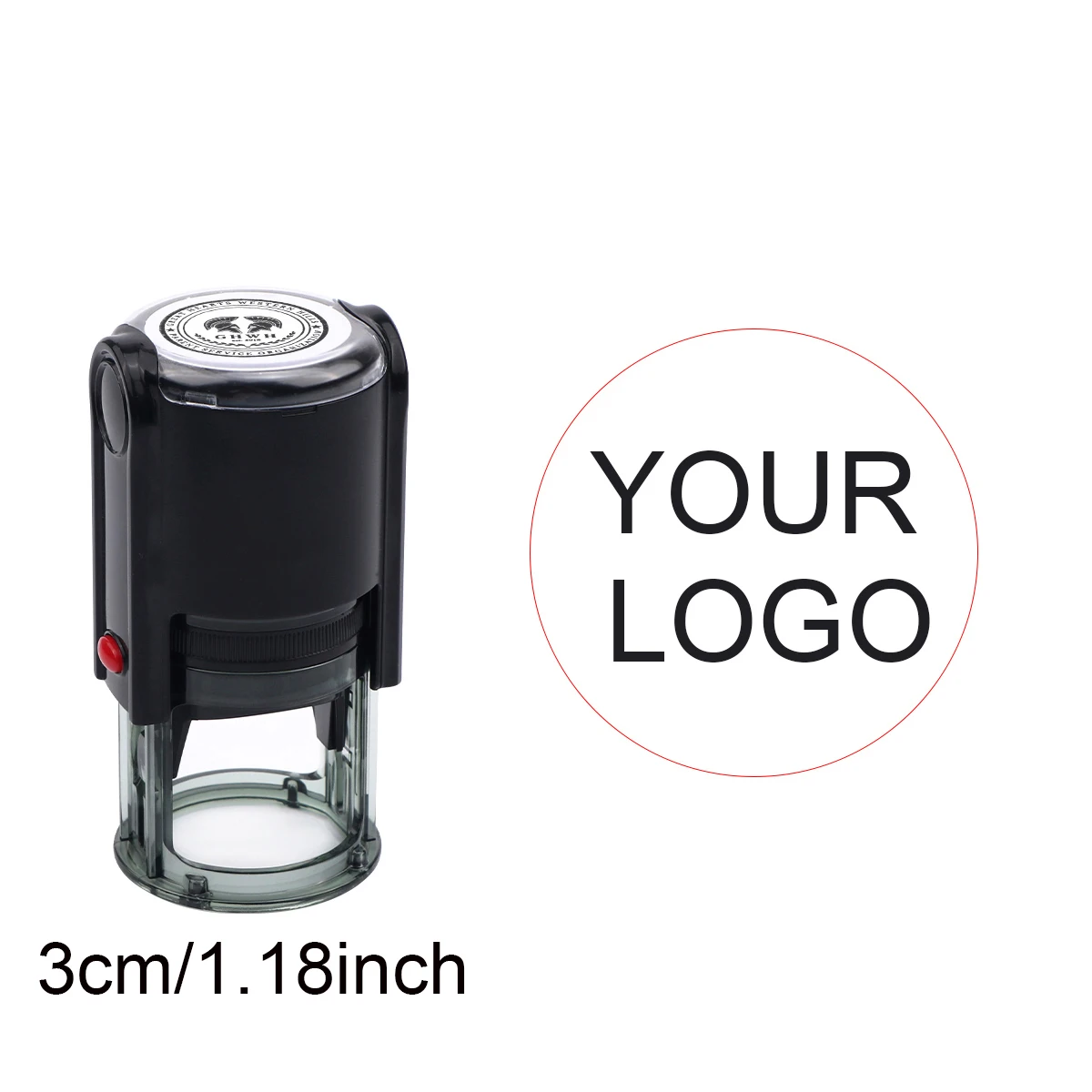30MM Custom Logo Round Stamp Self-inking Monogram Personalized For Card Making Weddings Writing Invitations Housewarmings