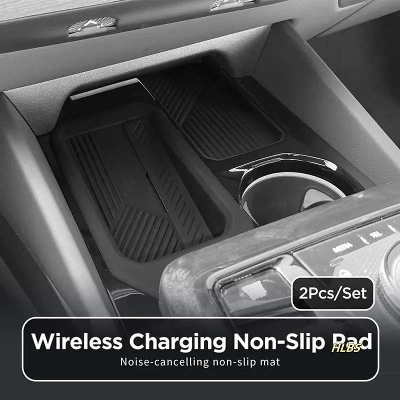 

Central Control Wireless Charging Pad Anti-Skid Mat For BMW 5 Series G60 2024 Car Interior Accessories