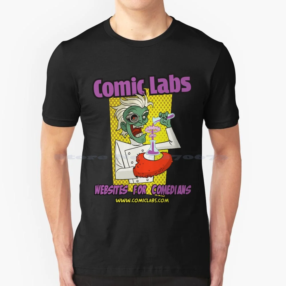 Camiseta "Clean" de Comic Labs, 100% de algodón camisa, cómic Labs, cómico, sitio web, divertido, Stand Up, mejorv, comedia Central, Internet