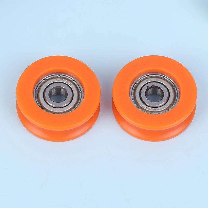 5x25x9mm U-shaped Groove Pulley Guide Wheel 625 Bearing Pulley Furniture Door Window Moving Wheel