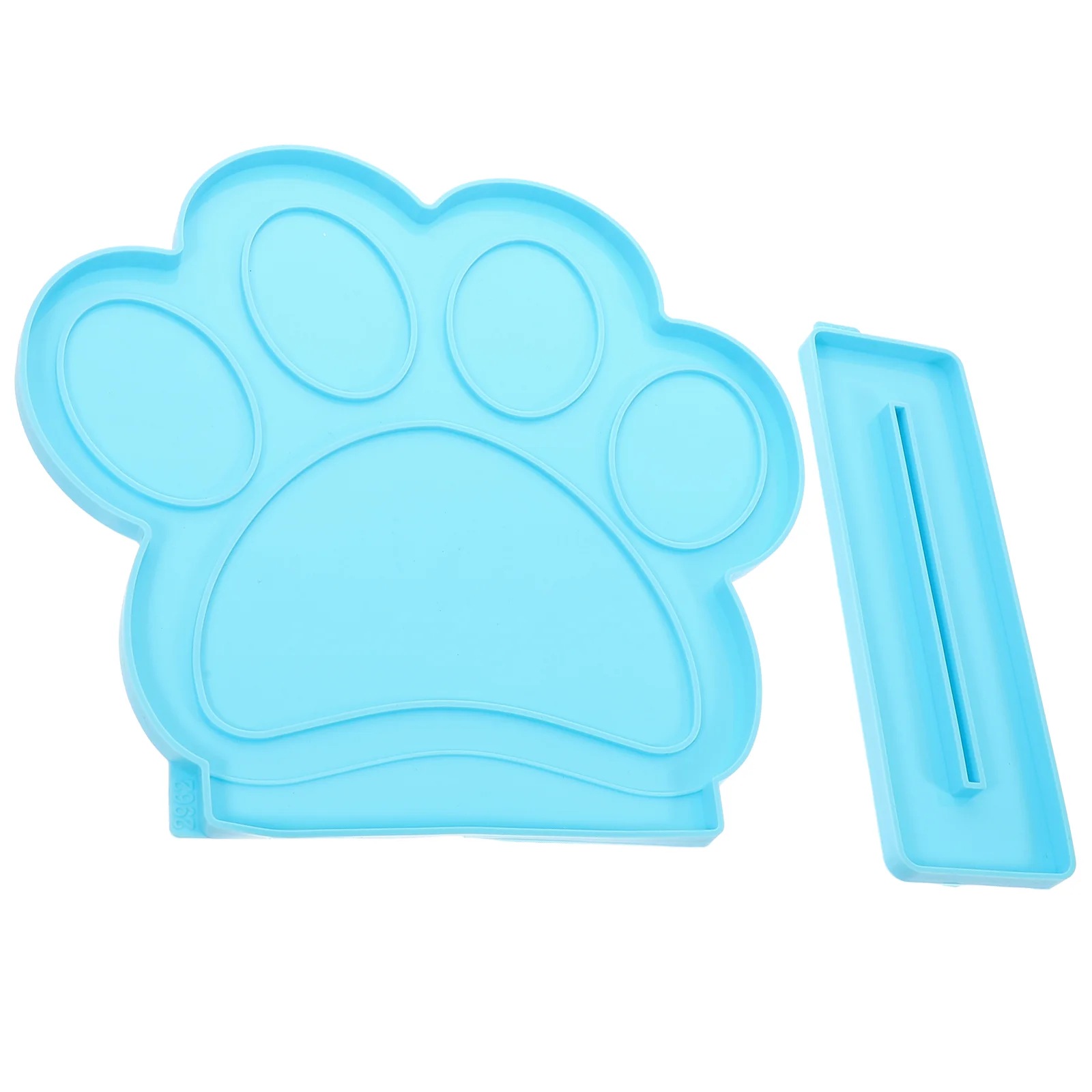 Dog Paw Photo Frame Die Multi-function Mold Pet Silicone Epoxy Molds Decorative Silica Gel Flexible