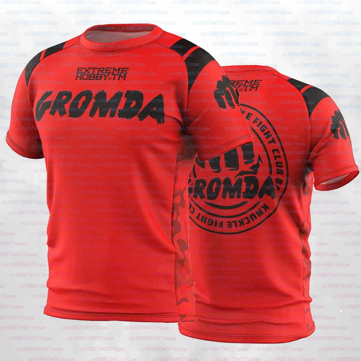GROMDA Battle Boxing Game Team Jersey Men MMA Play Fighting Short Sleeve T-shirts Fans Summer 3D
