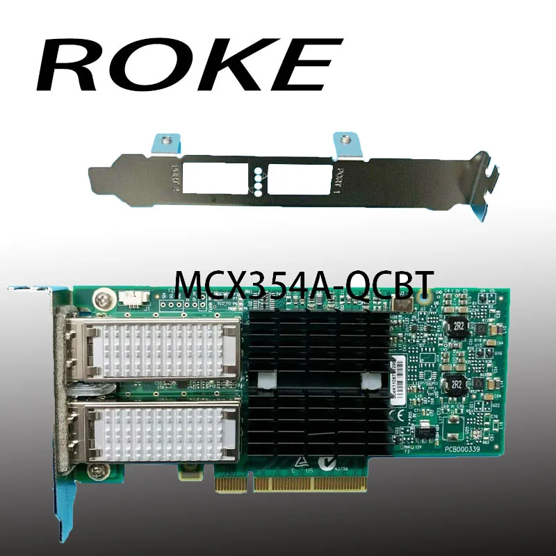 CX354A Mellanox MCX354A-QCBT ConnectX-3 QDR Infiniband 10GigE Dual ports