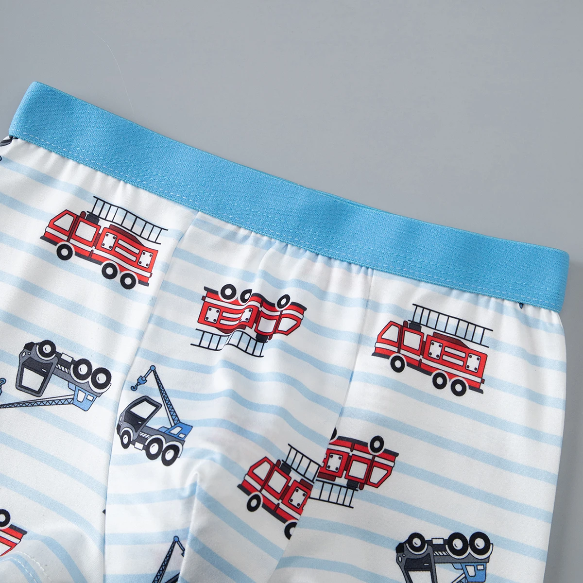 4/8-teiliges Set niedlicher Jungen-Cartoon-Unterwäsche mit elastischem Bund und vier Eckenhosen für bequeme Kinder-Shorts für zu Hause – Detail 9