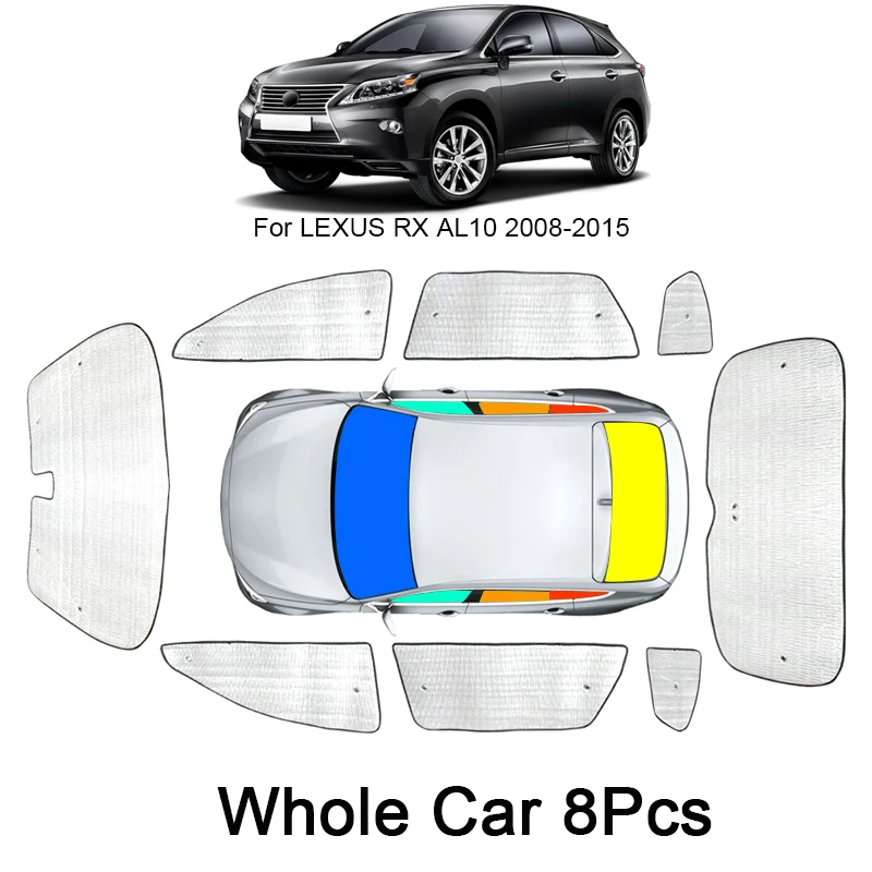 

Car Sunshades UV Protection Cover For Lexus RX AL10 AL20 ALA10 2008-2025 Window Curtain Sun Shade Visor Windshield Car Accessory