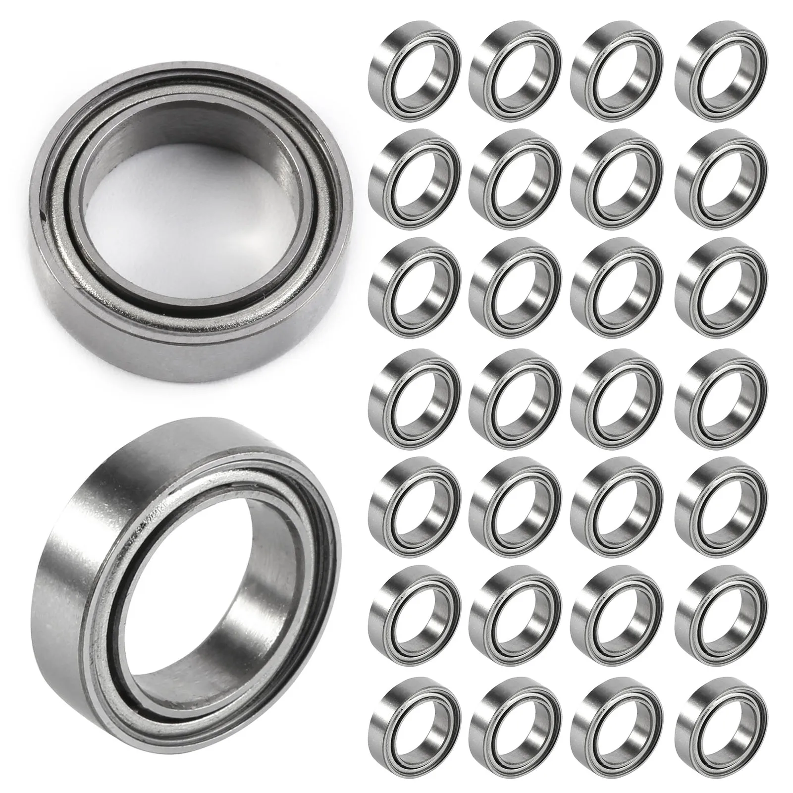 30 Stück dünnwandige Lager 6700ZZ 10 x 15 x 4 mm, geräuscharm, doppelt geschirmt, kleine Lager