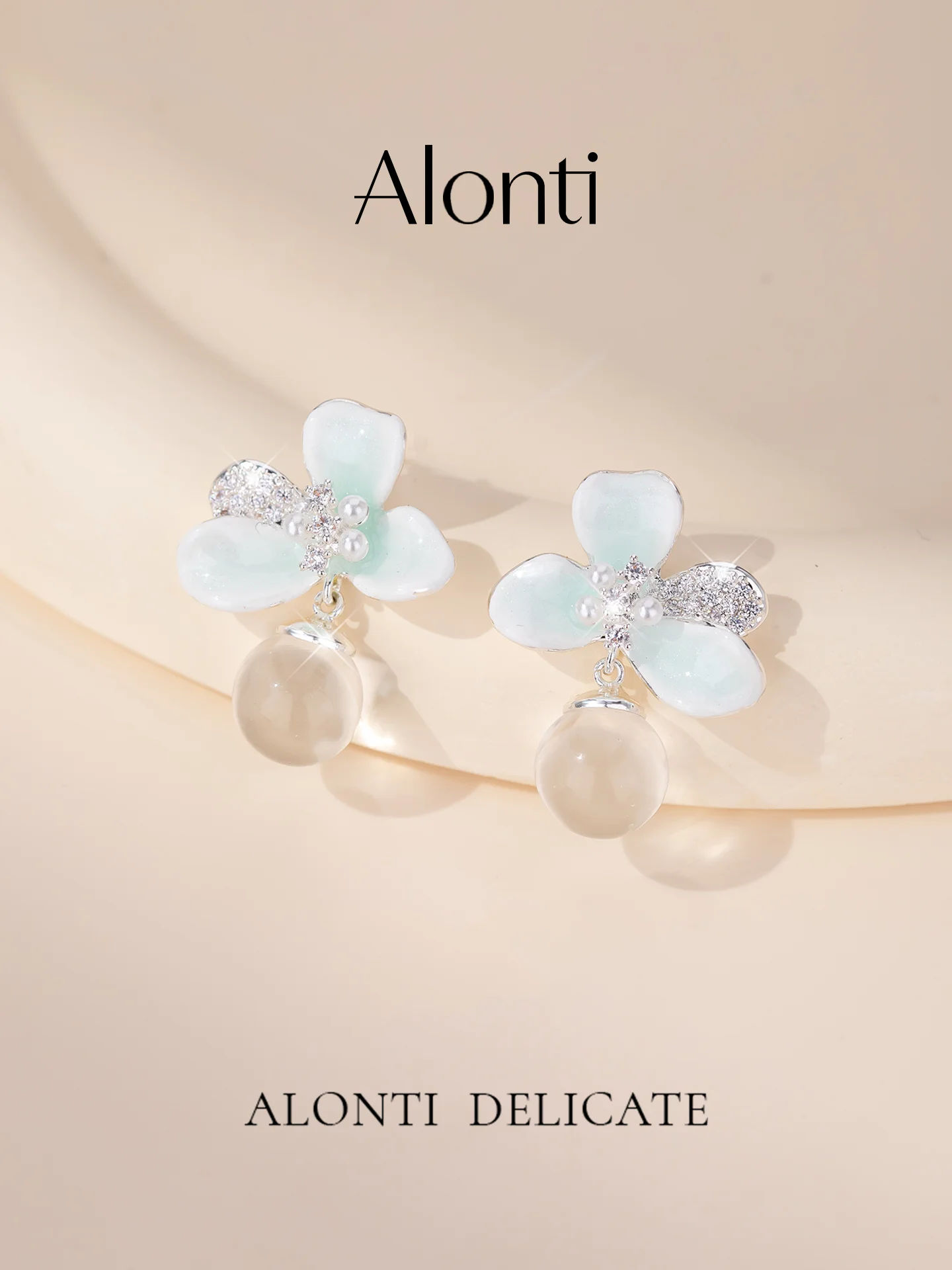 blue-flower-earrings-women's-fashion-unique-beautiful-holiday-style-alloy-embedded-artificial-gem-out-new-ear-jewelry