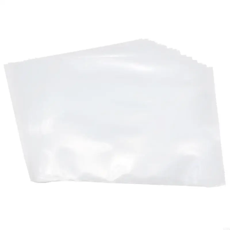 Q5WA 12 Inch Storage Plastic Bags Durable Envelopes Sleeves 50Pcs Dustproof Bags