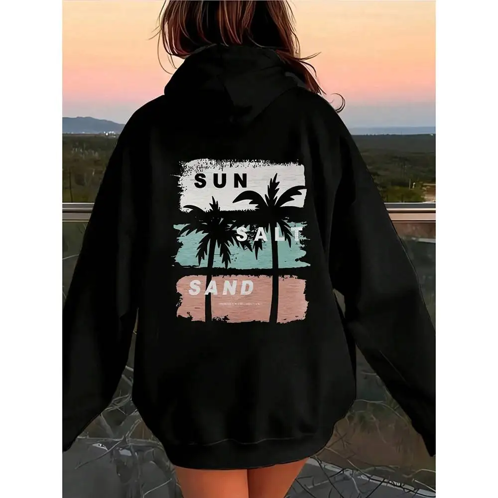 

Fashionable Loose Hoodie Sweatshirt 2025 New Cross-Border Brand NuSun N90 Casual Style Long Sleeve Unisex Polyester Fabric