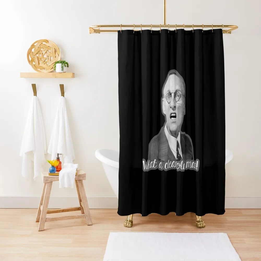 

What a clean old man! Shower Curtain For Bathrooms Modern Bathroom Accessories Cover Bathroom Showers Curtain