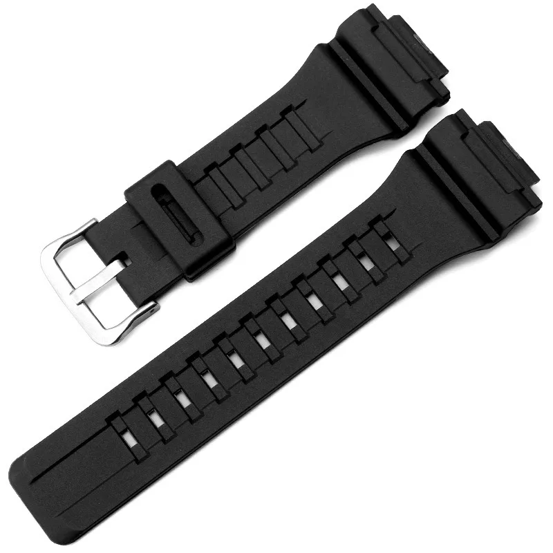 Silicone Resin Watchband for Casio AQ-S810w 800 W-735H TRT-110H AEQ-110w AE-1000W W-735H SGW-300H MRW-200H F-180WH Strap 18mm