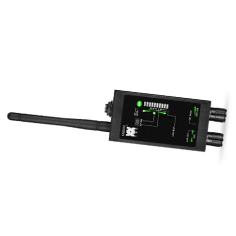 FULL-M8000 Radio Anti-Detektor GSM RF Signal Auto Tracker Detektoren GPS Tracker Finder Bug Mit Lange Magnetische LED Antenne