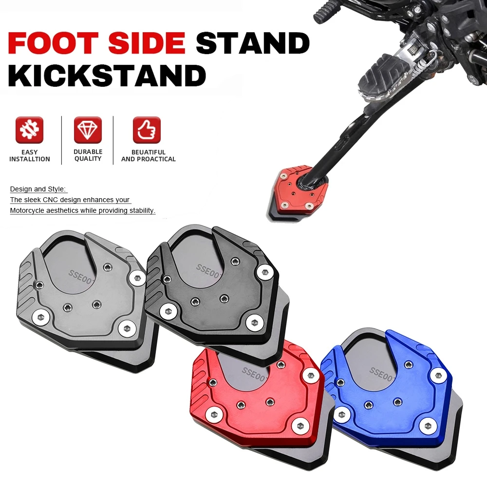 

For HONDA X-ADV XADV 750 2017 2018 2019 Motorcycle Foot Pad Side Stand Extension Kickstand Support Plate Base XADV750