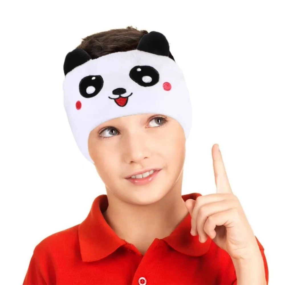 Soft Plush Bluetooth Headphones Eye Mask Elastic Eye Mask Volume Limited Children's Sleep Earphones Comfortable Wear
