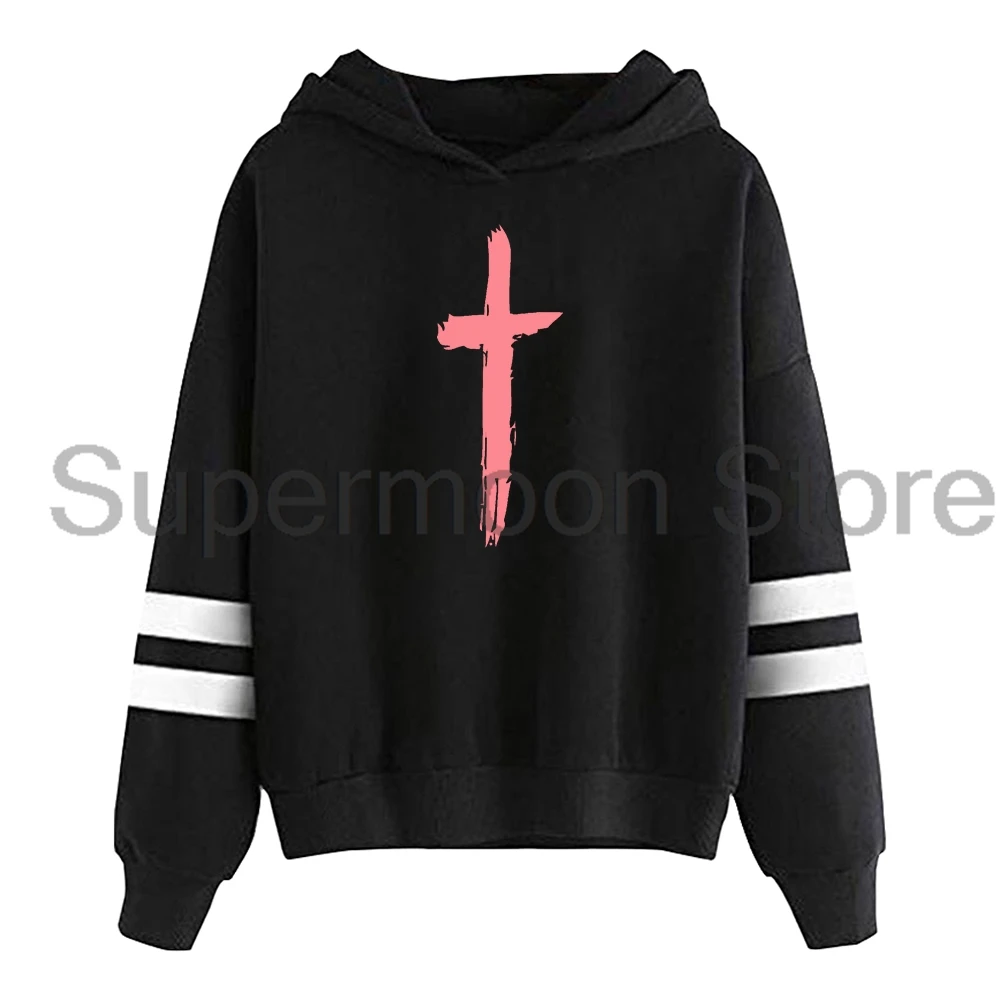 Saint JHN Merch Hoodie Unisex Pocketless Parallel Bars Sleeve Streetwear Men Women Hooded Sweatshirt Fashion Clothes