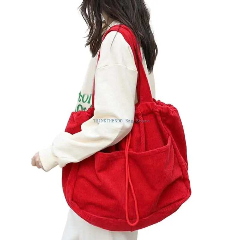 

340D Corduroy Handbag Soft and Stylish Shoulder Bag Suitable for Daily Use and Travel