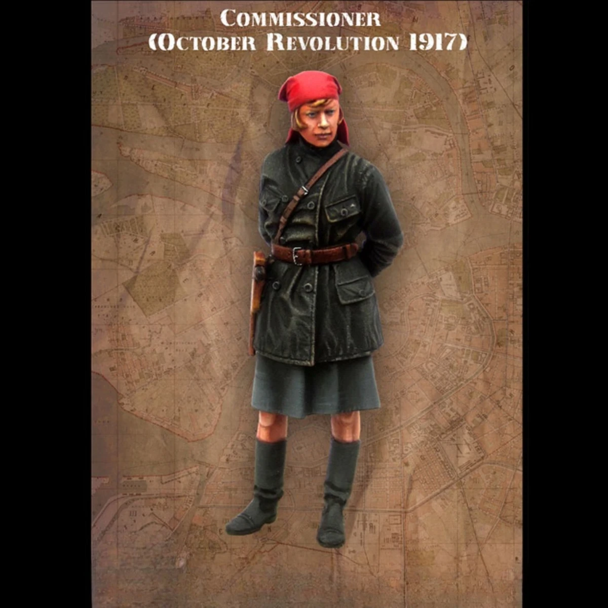 

1/35 resin soldier model GK Soviet female guerrilla fighter unassembled and unpainted DIY kit 768