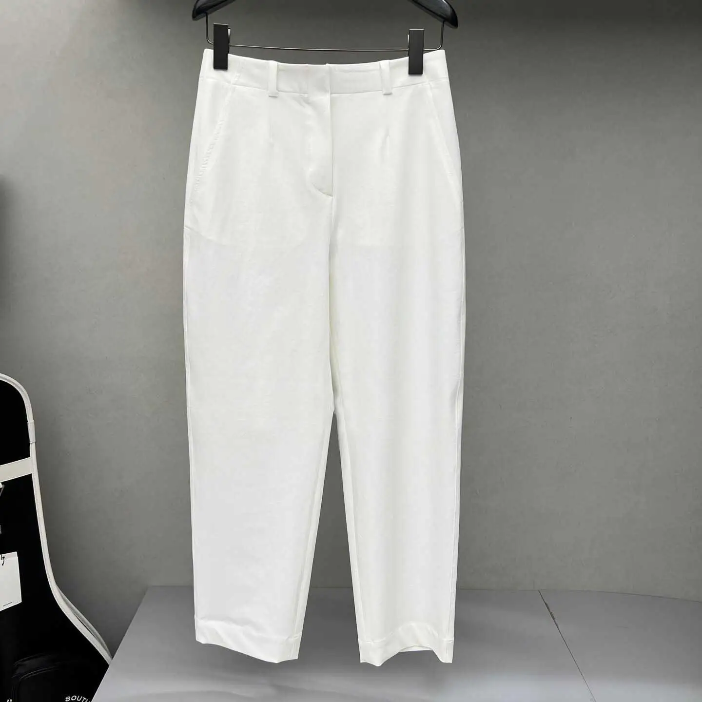 2026 New Ladies Golf Long Pants Summer Solid Cold Feeling Thin Fabric Elastic Waist Simple Daily Casual Sports Pants