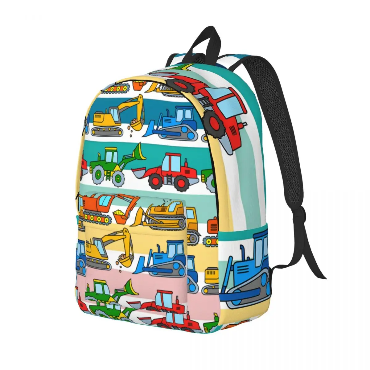 For School All Kind Multi Compartment Classic T-Tayo The Little Bus Excavator Knapsack Couple Kindergarten Bag Birthday