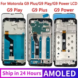 Testowane dla Motorola moto G9 Play XT2083-1 Zespół dotykowego digitizera Lcd dla Moto G9 Plus XT2087-1 Wyświetlacz G9 Power XT2091-3 LCD