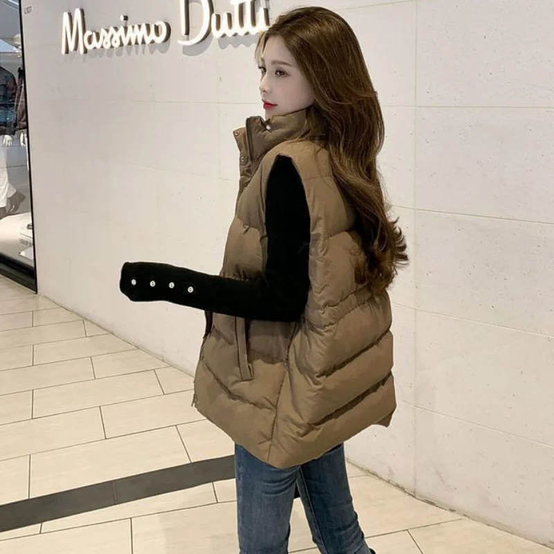 Natural Down Sleeveless Vests Jacket for Women Hit Very Warm Coat Puffer Vest Jackets Woman Winter 2024 Coats Cold New Feather