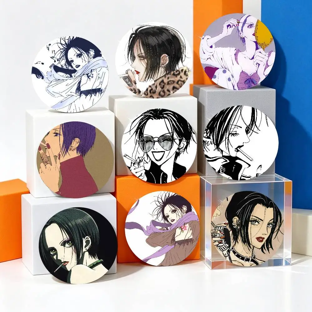 Anime Nana Osaki Line Pins Brooch Cartoon Badge For Friend Backpack Clothes Collect Accessories Jewelry Gift