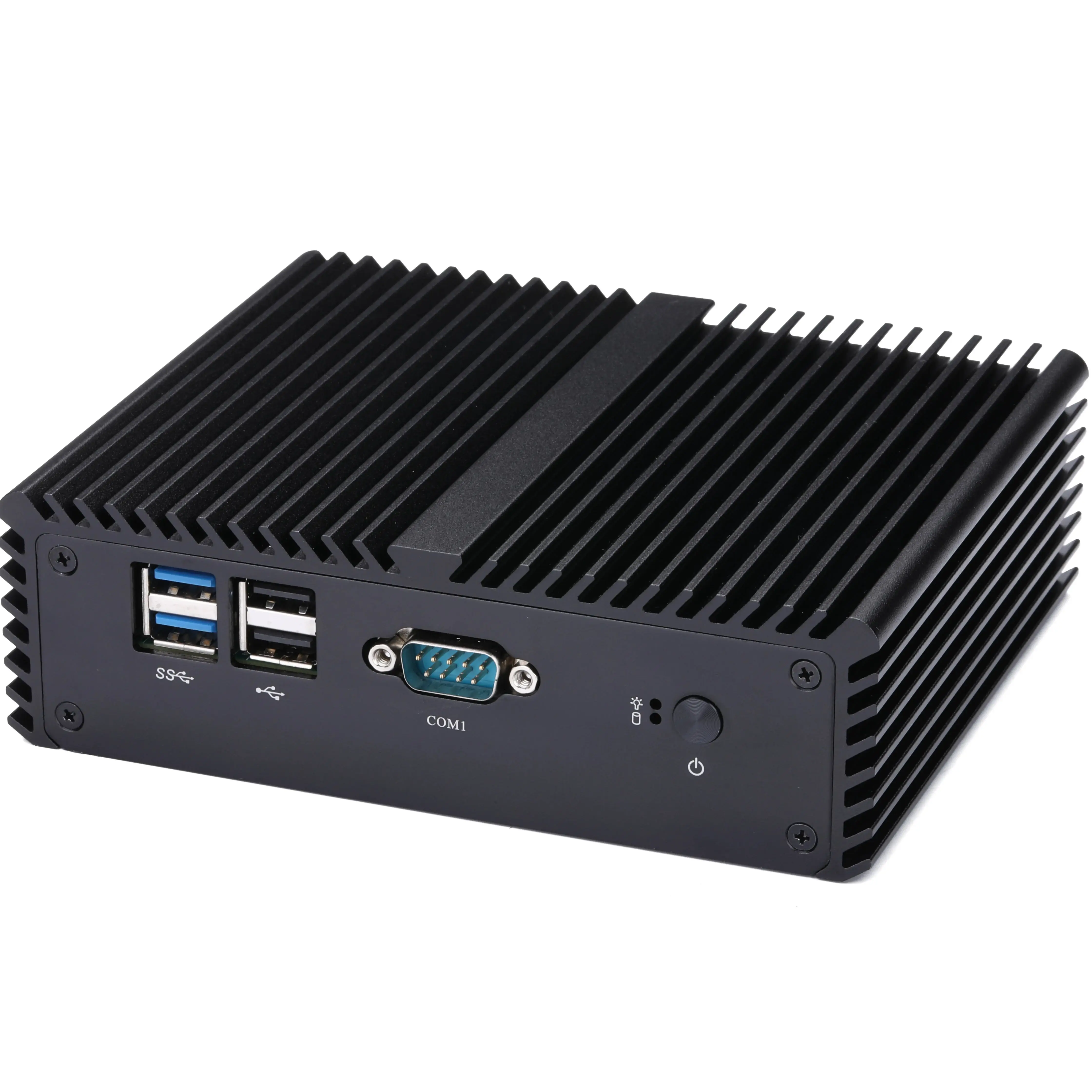 Kansung K177P Pentium J3710 Quad Core Processor DDR3L Socket fino a 8G con 2 LAN Fanless 12V 3A Mini PC