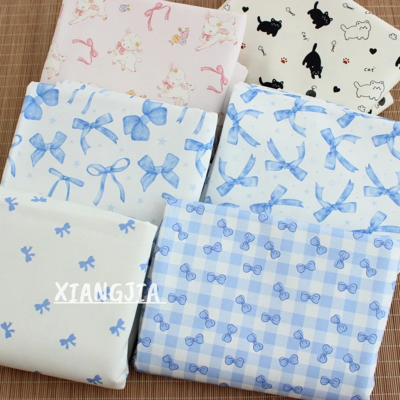 

Cotton 8-amp fine canvas, cartoon printing, bags, canvas bags, handmade DIY fabrics