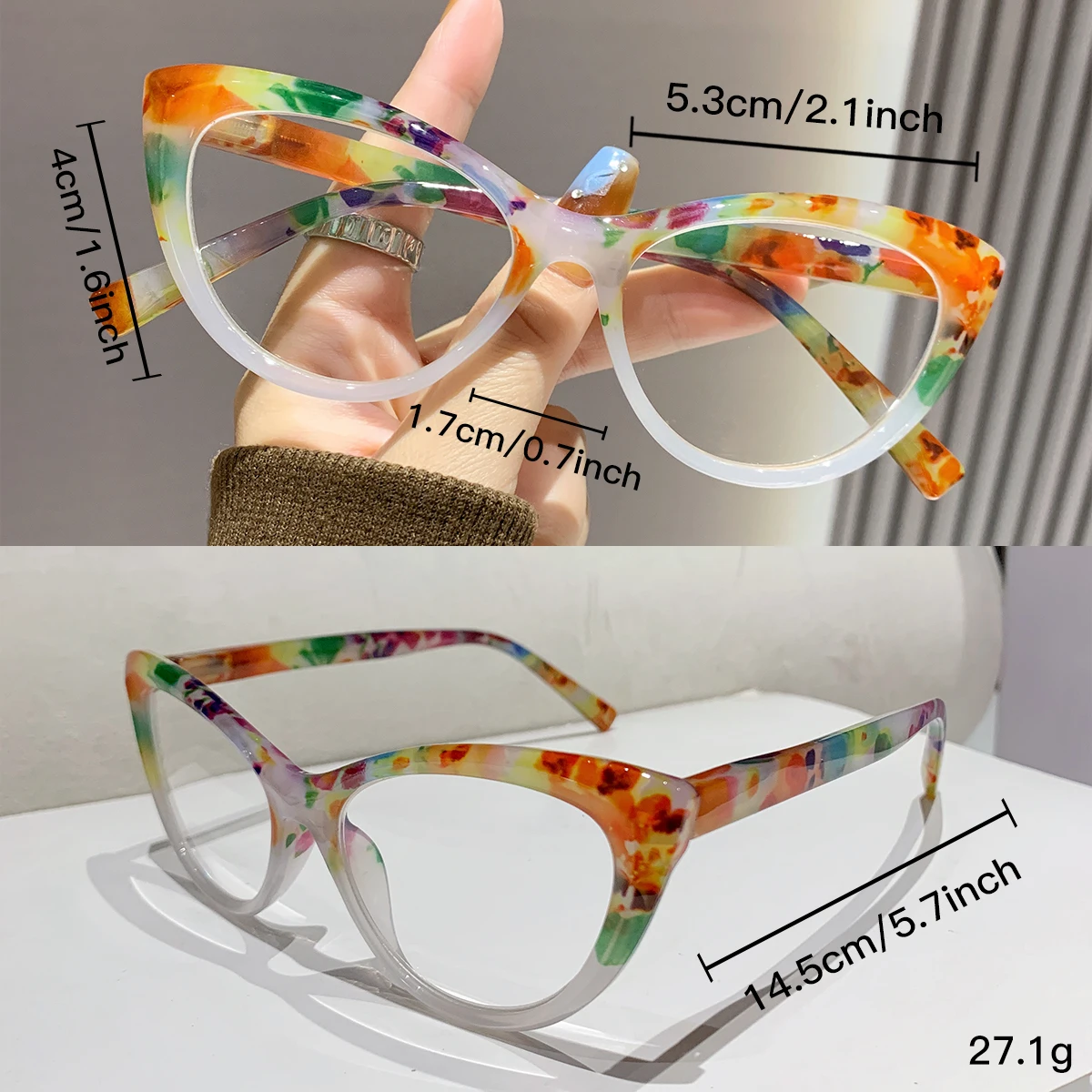 แว่นตาอ่านหนังสือทรงแคทอายสไตล - Laptop Accessories Women บทวิจารณ์และราคา