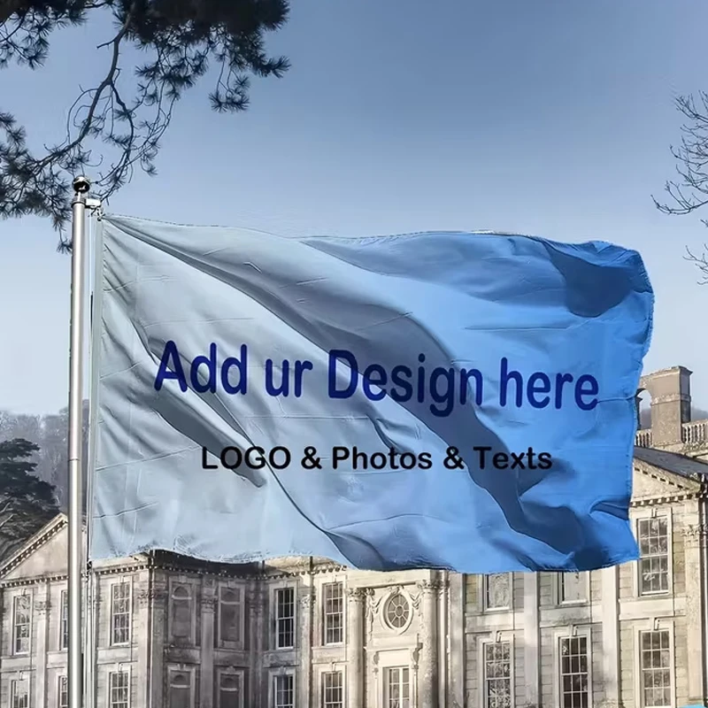 Any Size Custom Banner Flags Logo Text Image Garden Yard Wall Decoration Birthdays Anniversaries Memorial Events Wedding Parties