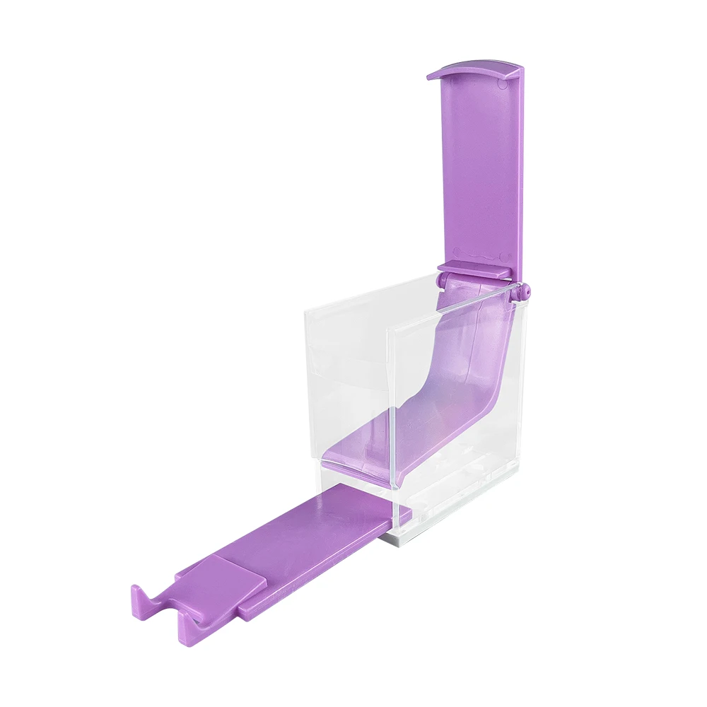 Supporto per Dispenser in rotolo di cotone dentale bianco blu viola colore scatola portaoggetti in rotolo di cotone custodia per forniture da