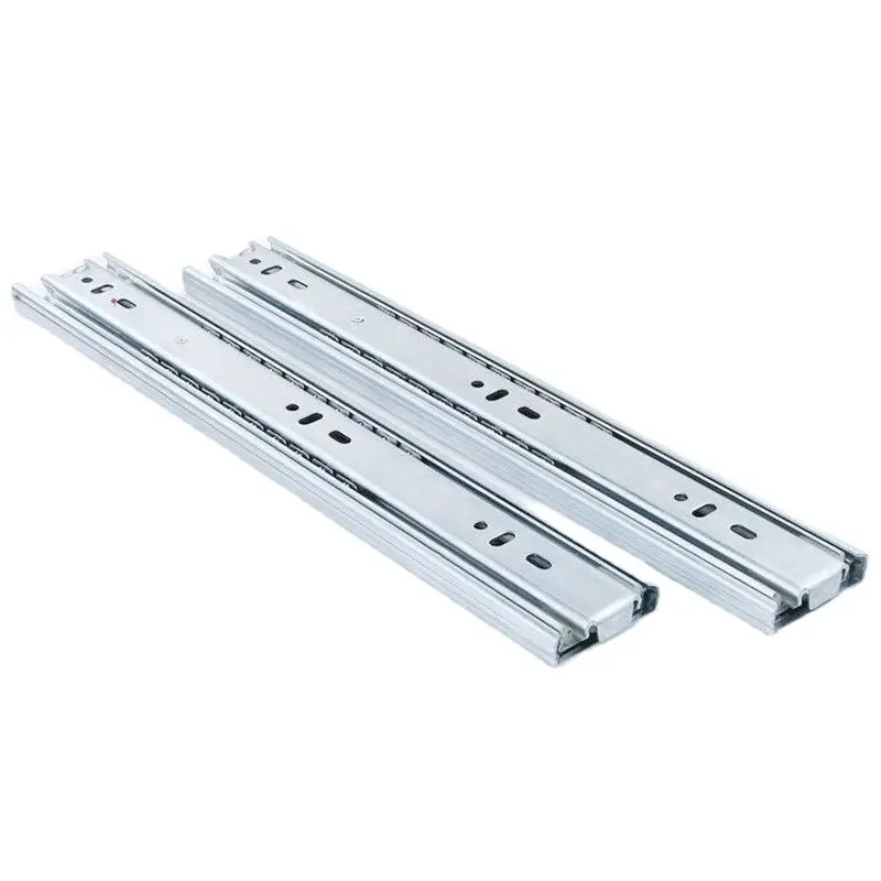 

Track, Slide, Three Rail Drawer, Guide, Furniture Hardware Fittings