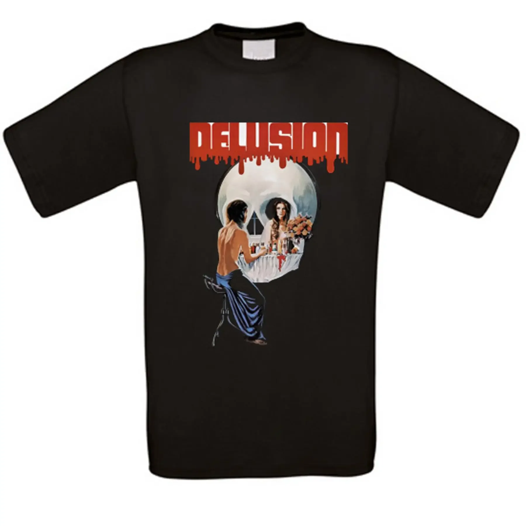 

Delusion House Where Death Lives Horror Cult Movie T-Shirt All Sizes NEW