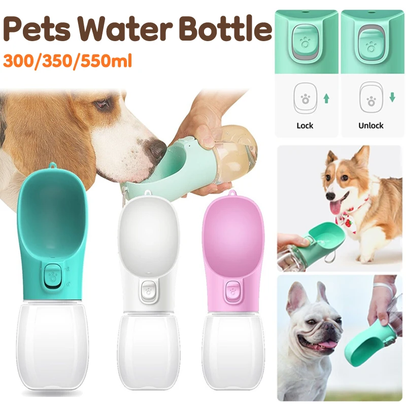 

Pet Drinking Cup Outdoor Leakproof Walking Dog Drinking Bowl Travel Portable Pet Cat Dog Kettle Pet Supplies 300/350/550ML