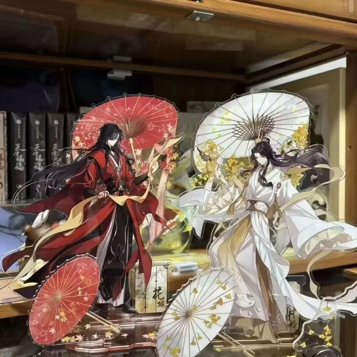 Anime Tian Guan Ci Fu Ring Heaven Official’s Blessing Hua Cheng Xie Lian Cosplay Stand Acrylic Figure Standing Desk Decoration