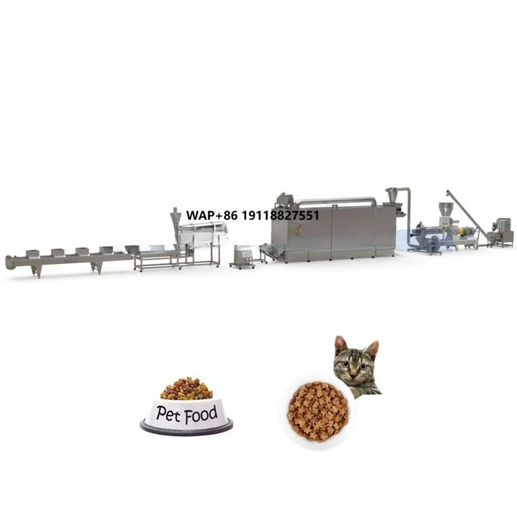 آلة بثق أغذية الكلاب والقطط الأوتوماتيكية آلة تصنيع أغذية الحيوانات الأليفة عالية الإنتاجية #1