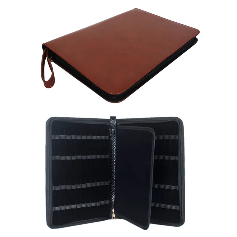Funda de cuero para pluma estilográfica, Color café, AR12, novedad, 48
