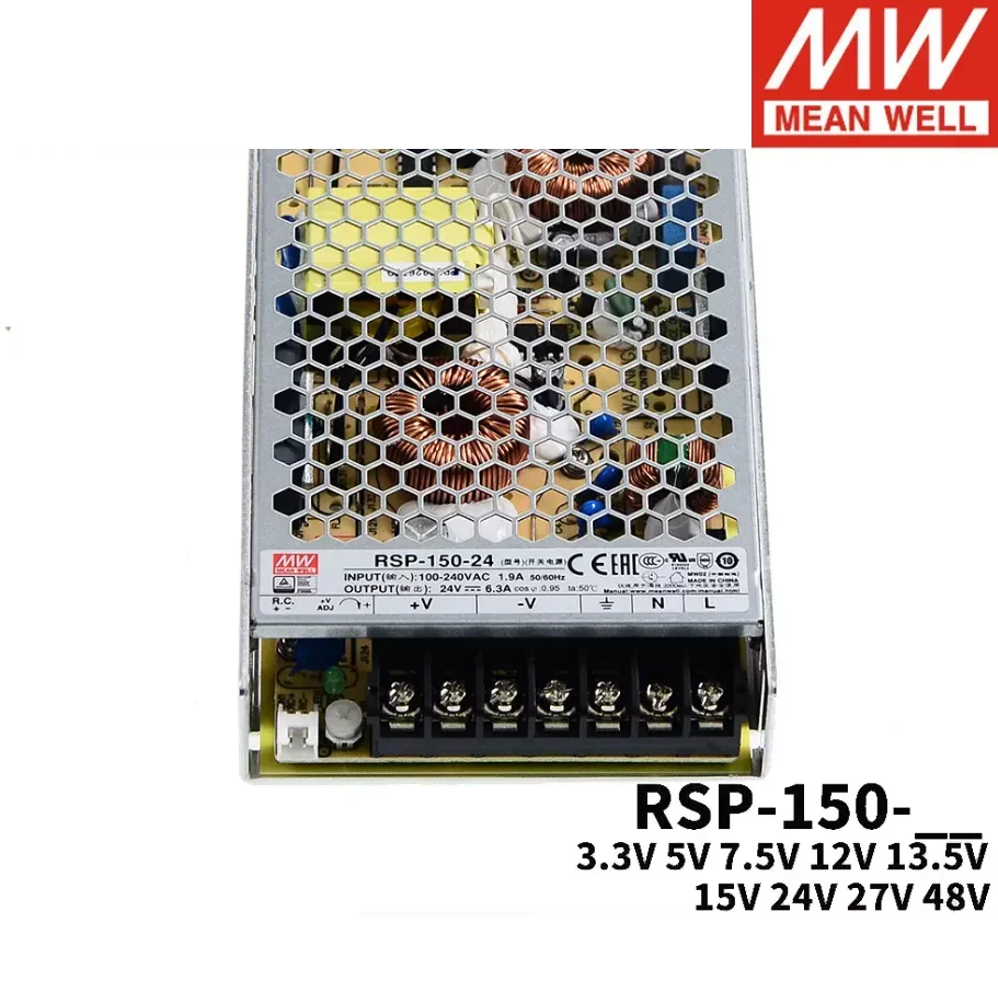 يعني جيدا إمدادات الطاقة LRS-150-12 LRS-150-15 LRS-150-24 LRS-150-36 LRS-150-48 ميانويل LRS 150 واط #3